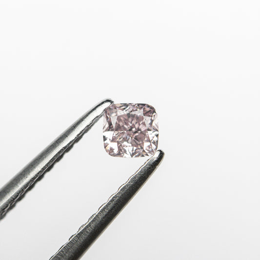 0.26ct 3.42x3.37x2.43mm GIA SI1 Fancy Purplish Pink Cushion Brilliant π¦πΊ 24102-01