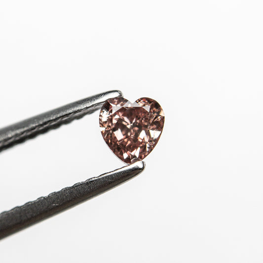 0.30ct 4.16x3.94x2.43mm GIA SI2 Fancy Deep Orangy Pink Heart Brilliant π¦πΊ 24122-01
