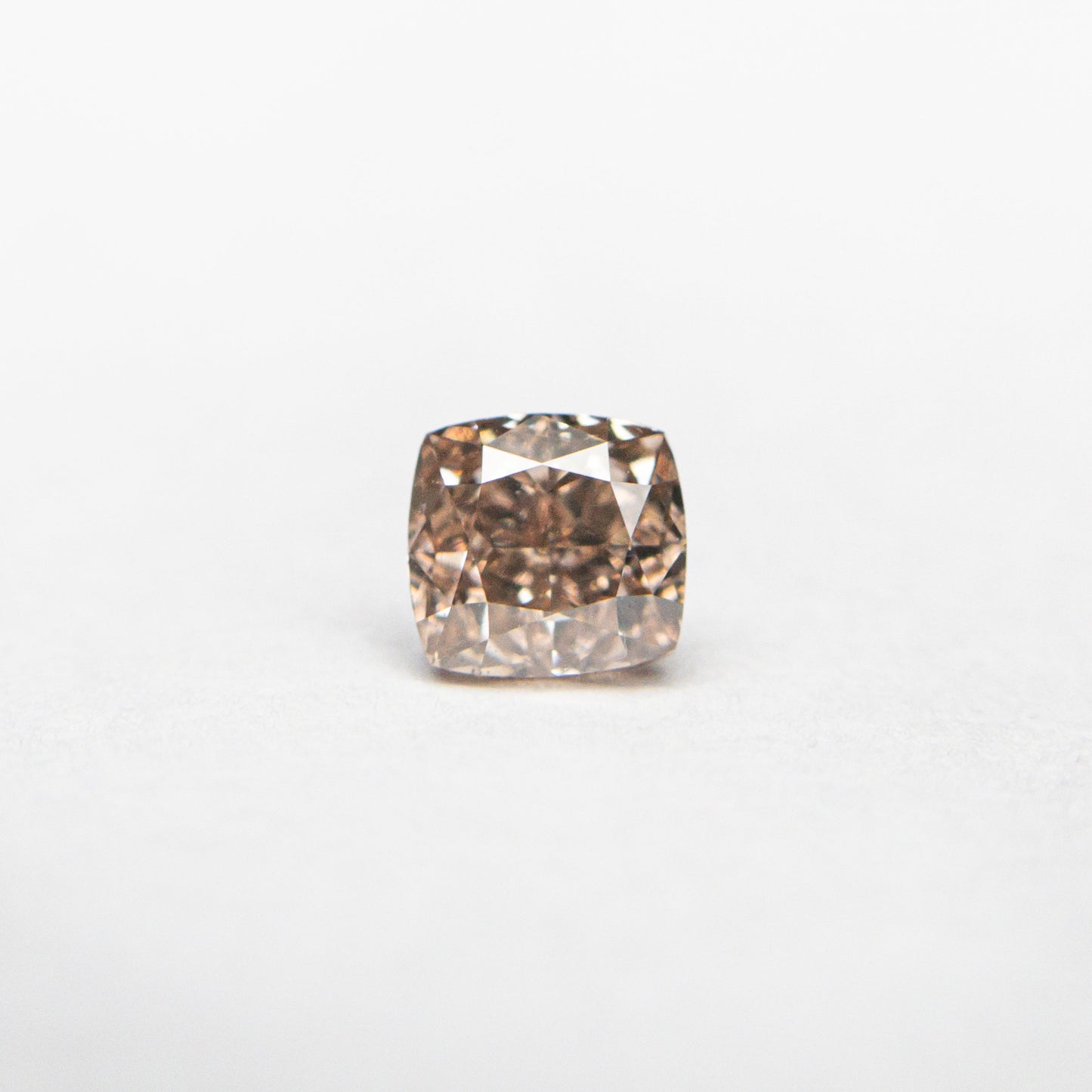 0.35ct 3.92x3.71x2.65mm GIA VS2 Fancy Brown-Pink Cushion Brilliant π¦πΊ 24124-01