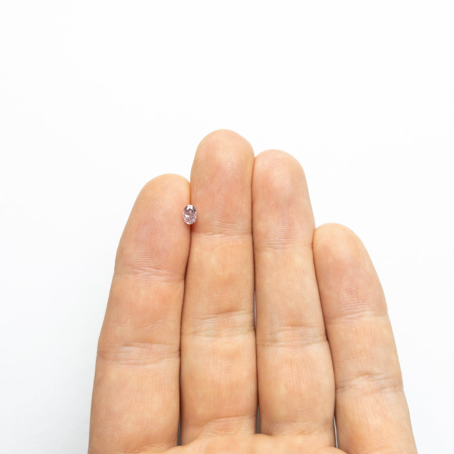 0.40ct 4.98x3.64x2.68mm GIA I1 Fancy Intense Purple-Pink Oval Brilliant π¦πΊ 24120-01