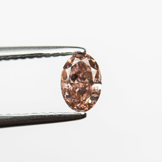 0.50ct 5.89x3.98x2.71mm GIA SI2 Fancy Deep Brownish Orangy Pink Oval Brilliant π¦πΊ 24163-01