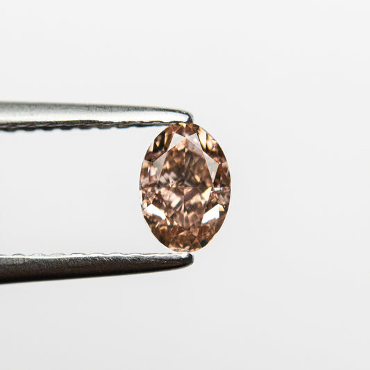 0.53ct 5.75x4.03x2.87mm GIA VS2 Fancy Brownish Orangy Pink Oval Brilliant π¦πΊ 24158-01