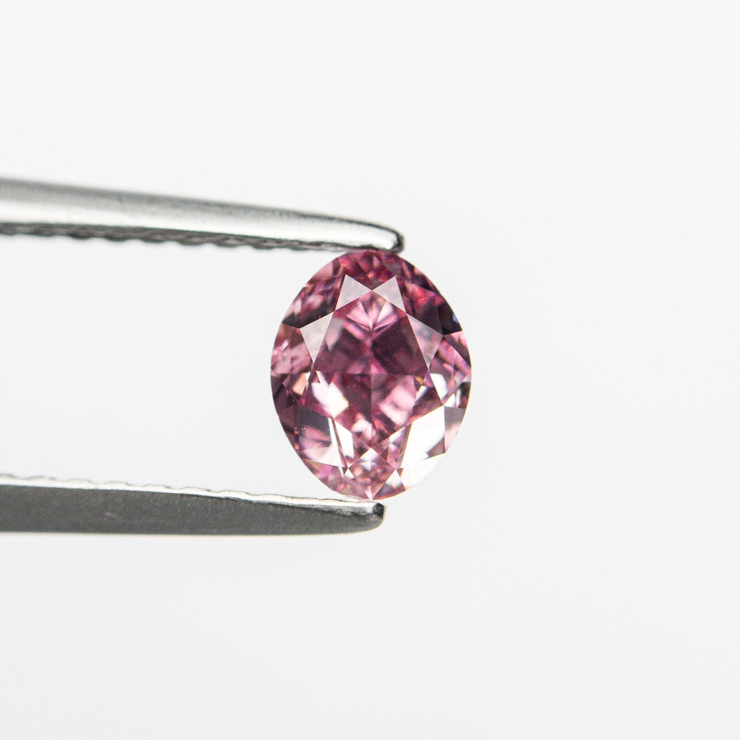 0.61ct 5.57x4.44x3.13mm GIA VS2 Fancy Vivid Purplish Pink Oval Brilliant π¦πΊ 24137-01