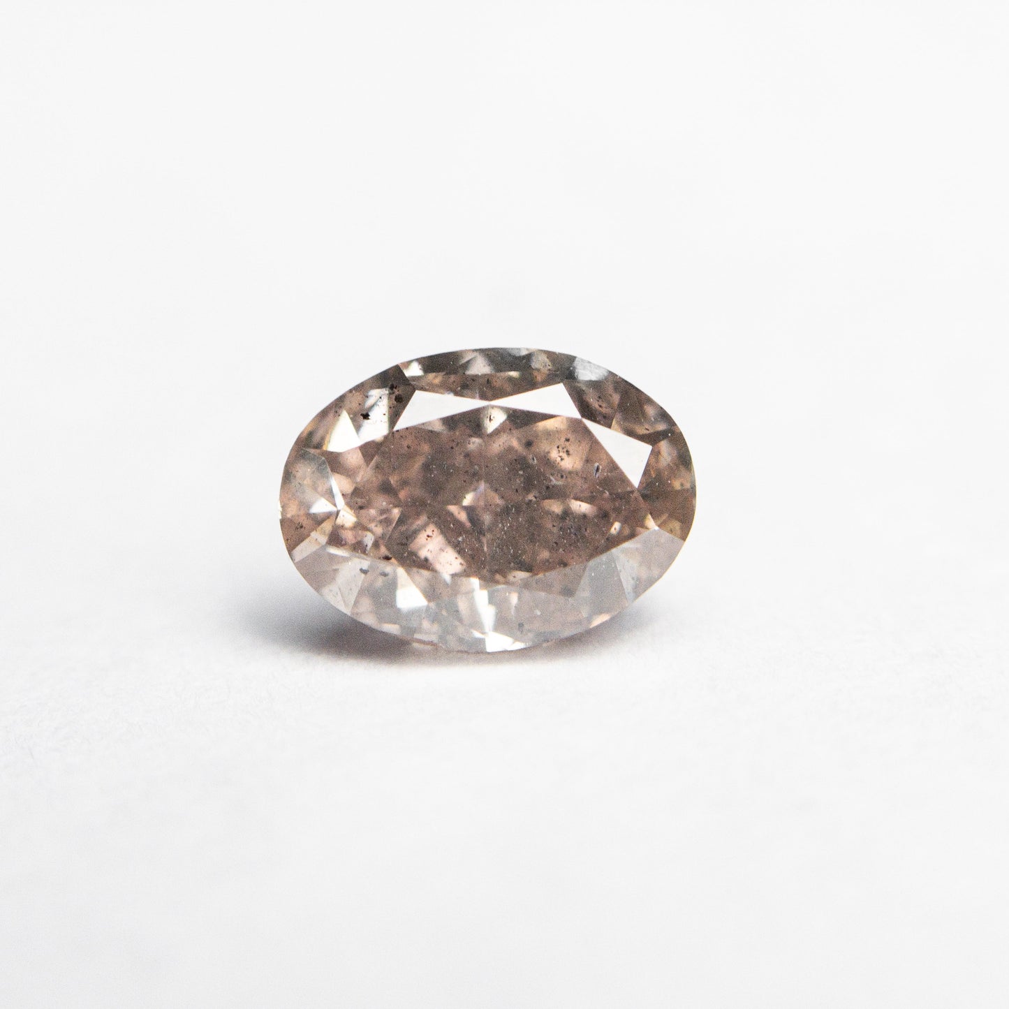 0.90ct 6.72x4.87x3.46mm GIA I1 Fancy Pink-Brown Oval Brilliant π¦πΊ 24092-01