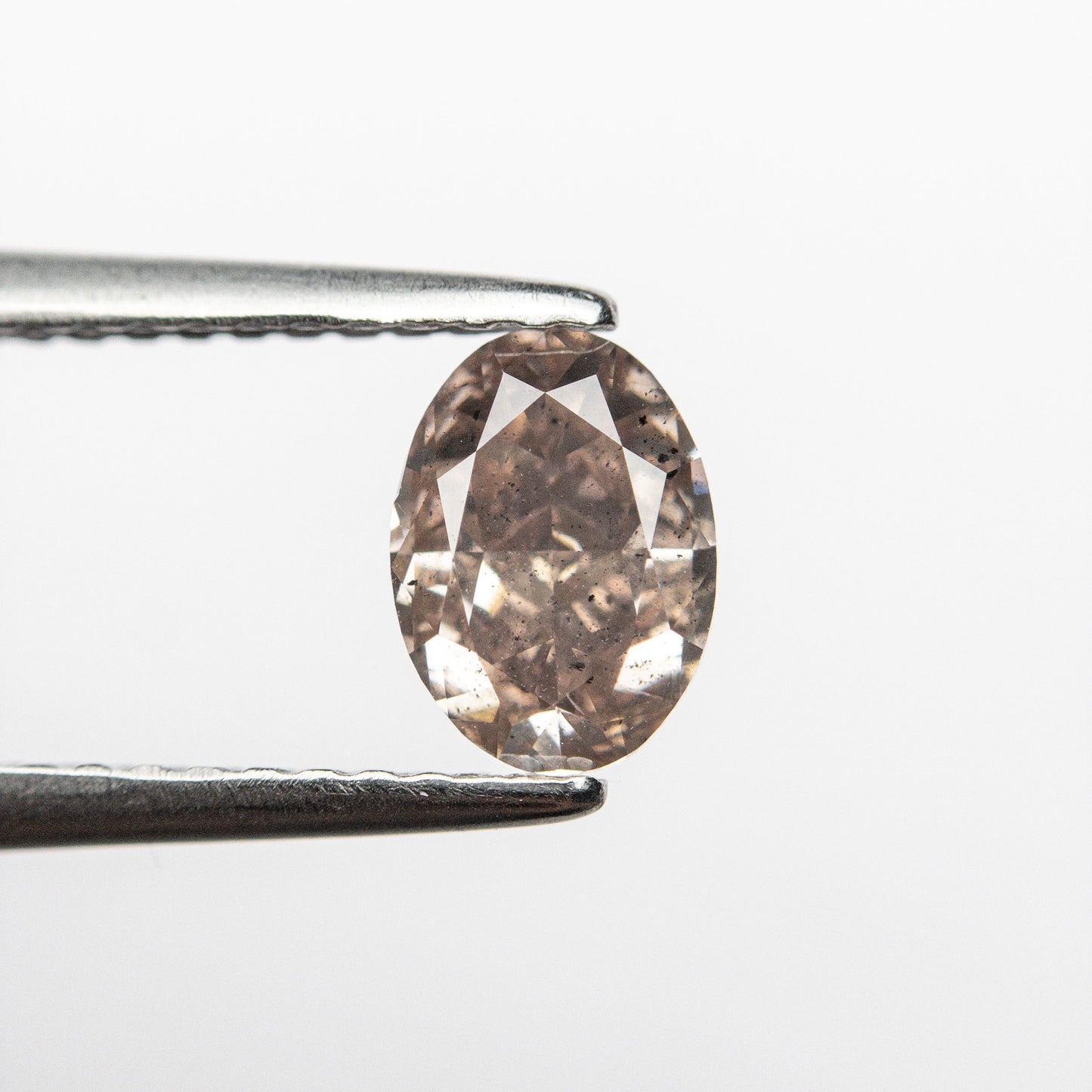 0.90ct 6.72x4.87x3.46mm GIA I1 Fancy Pink-Brown Oval Brilliant π¦πΊ 24092-01