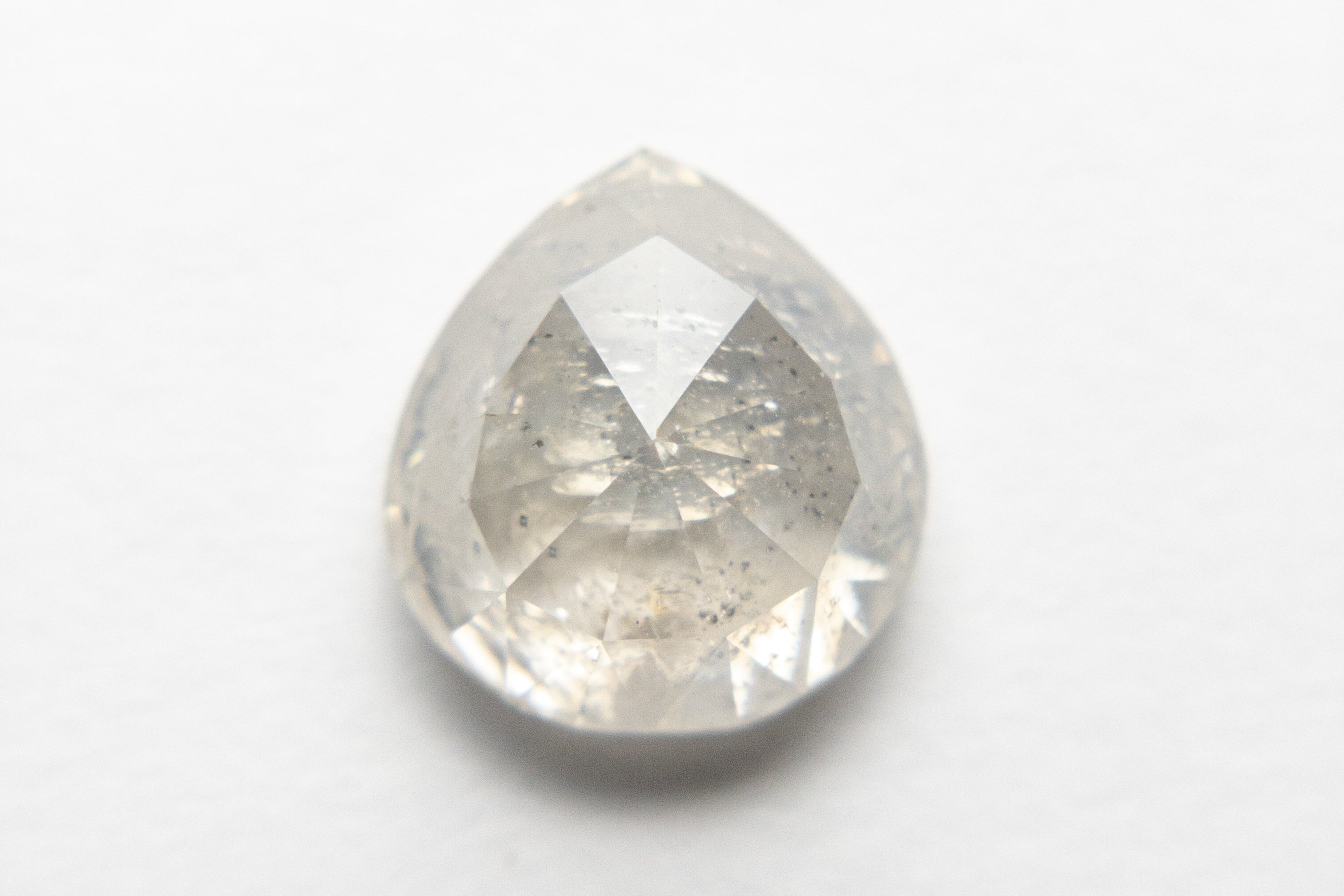 2.16ct 8.35x7.77x4.30mm Pear Double Cut 18455-03 - Misfit Diamonds