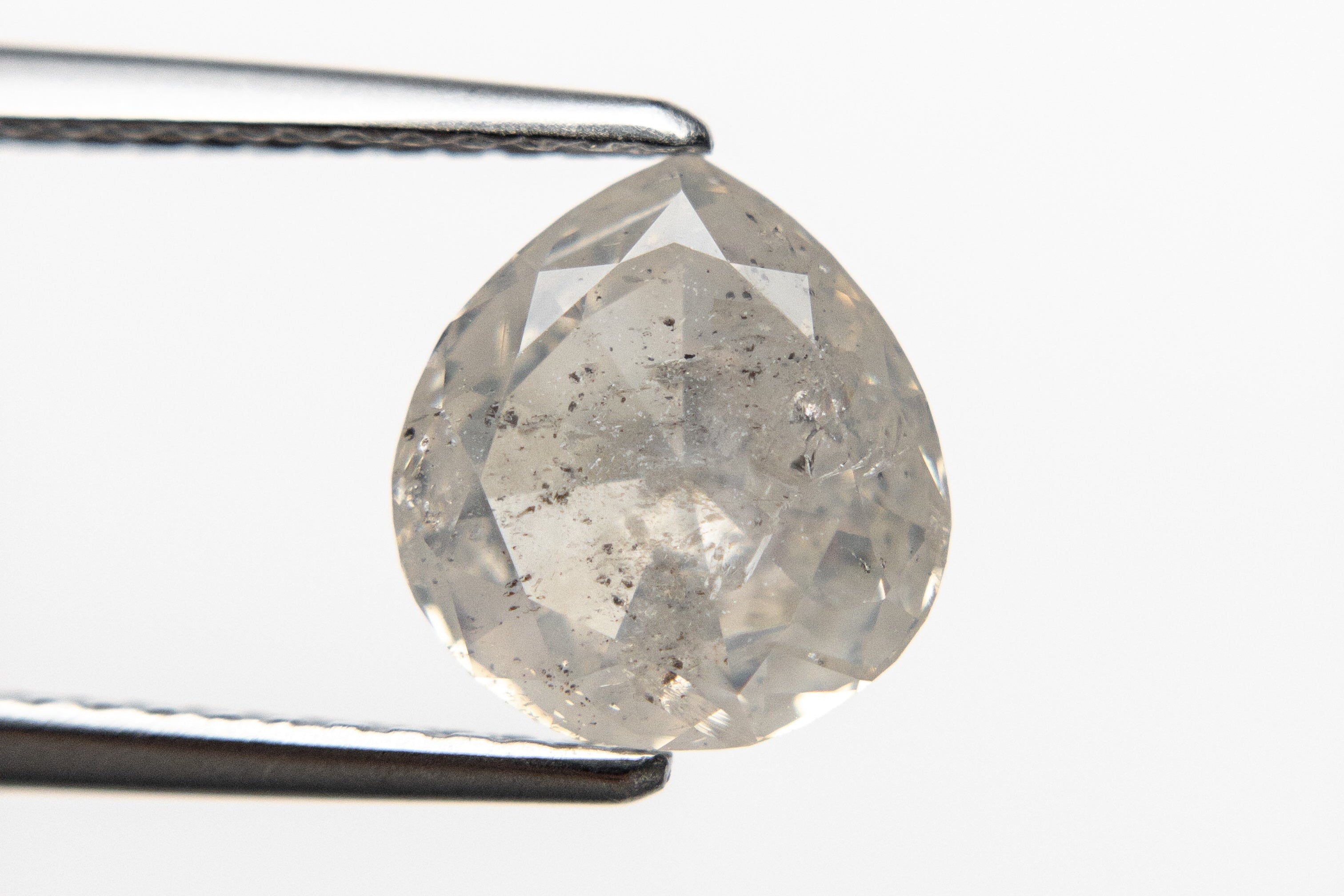 2.16ct 8.35x7.77x4.30mm Pear Double Cut 18455-03 - Misfit Diamonds