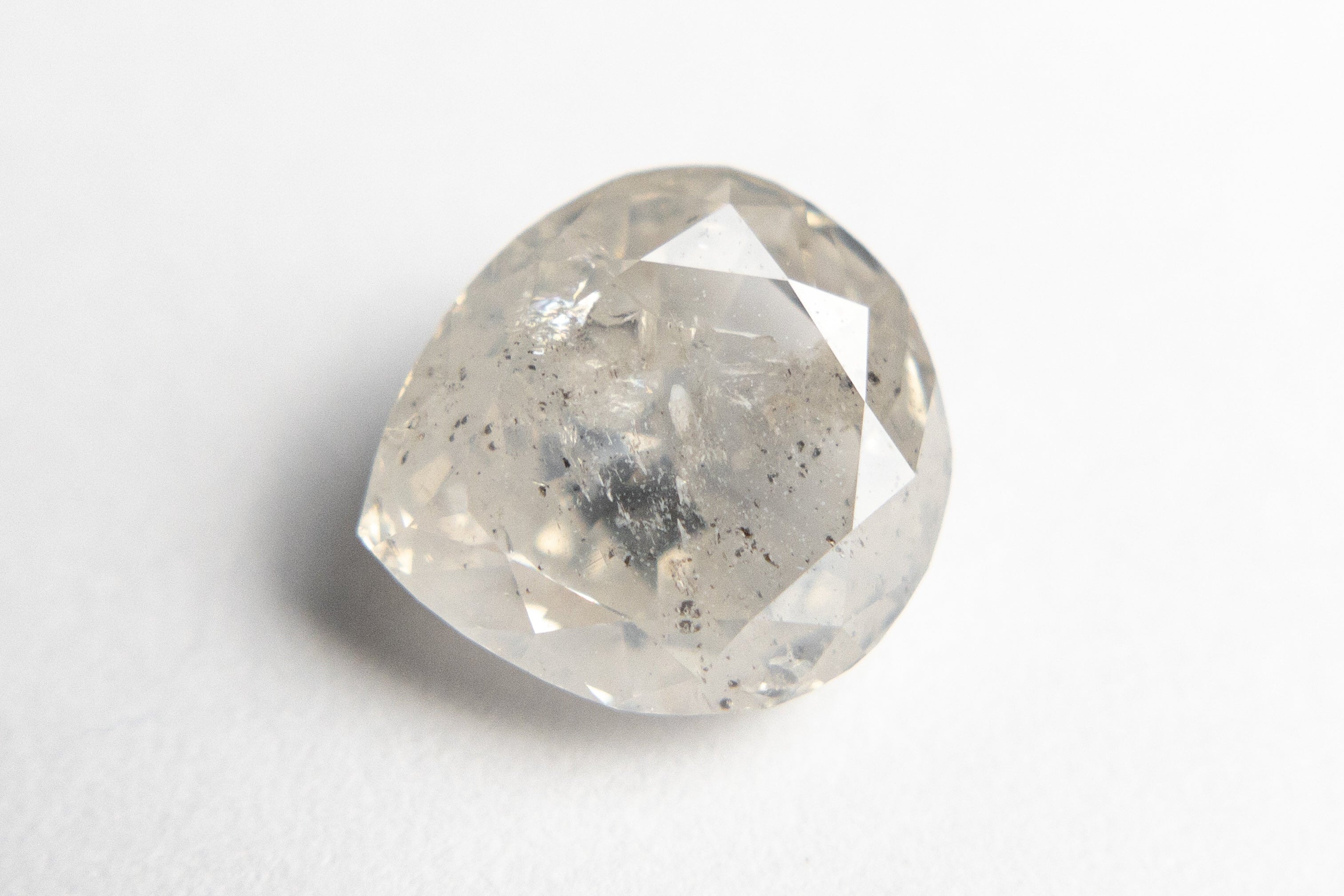 2.16ct 8.35x7.77x4.30mm Pear Double Cut 18455-03 - Misfit Diamonds