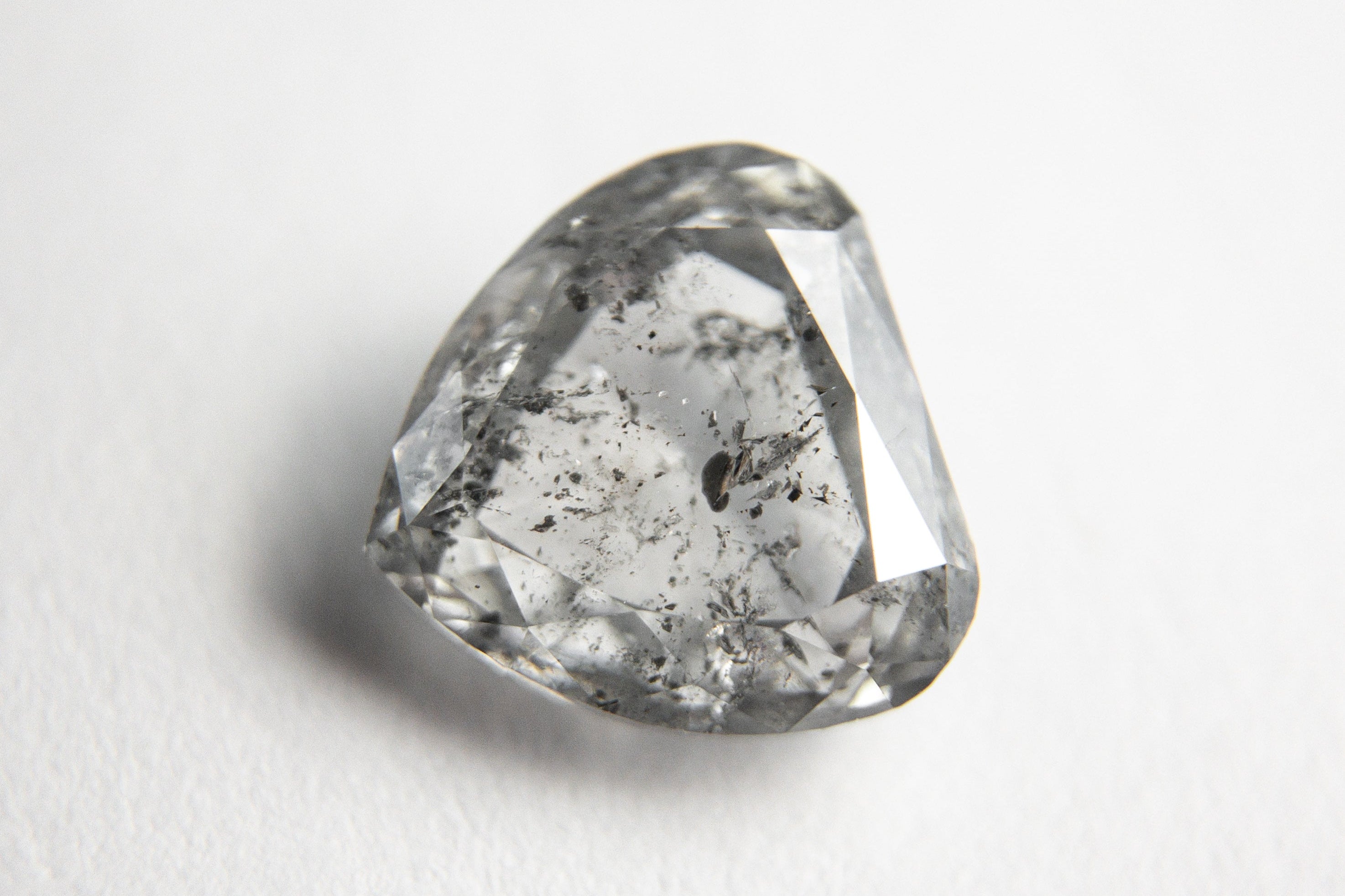 1.64ct 7.33x7.72x3.39mm Pear Rosecut 18726-10 Hold D3236 - Misfit Diamonds