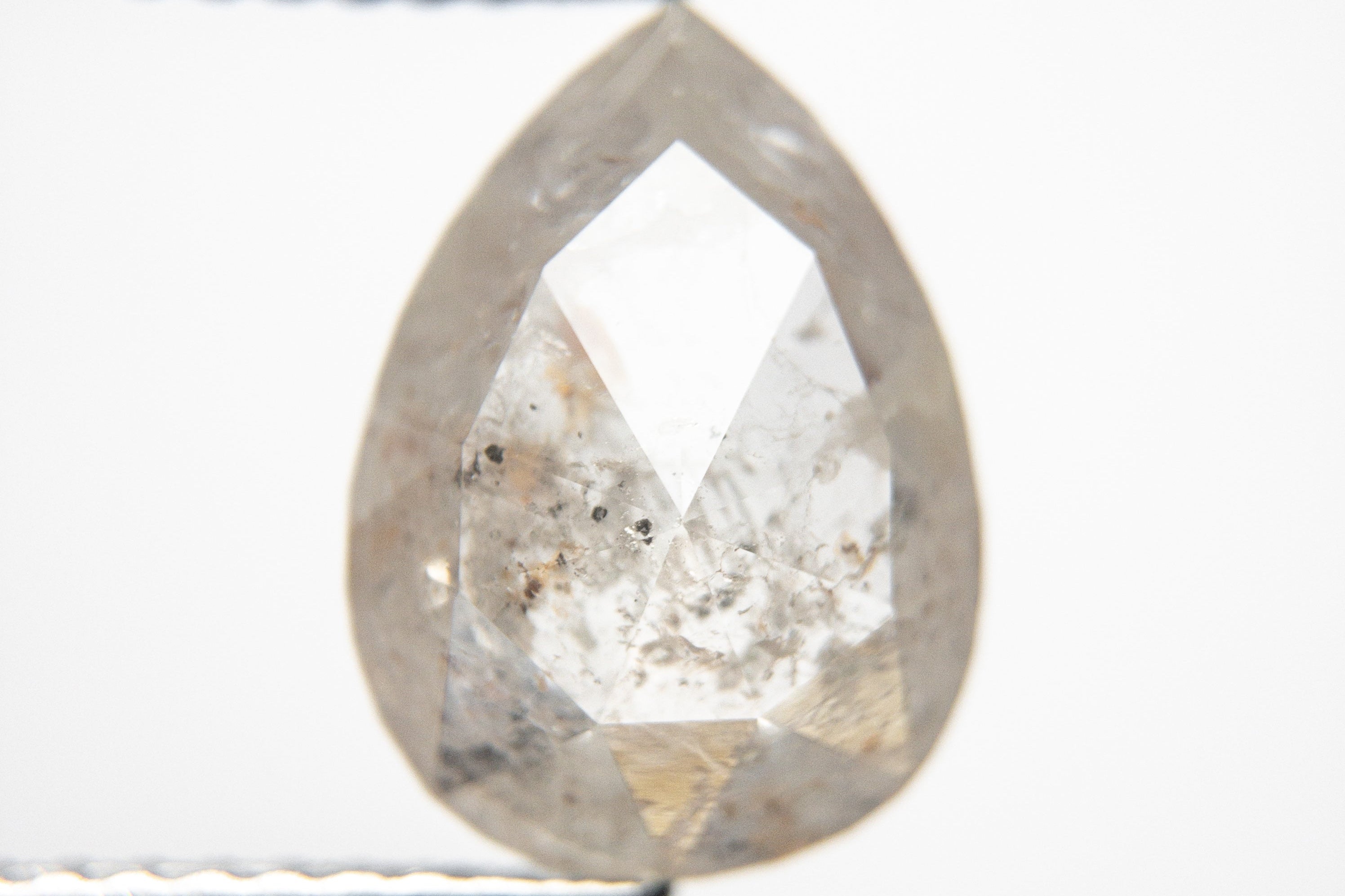 2.90ct 11.49x8.50x3.65mm Pear Rosecut 18790-03 - Misfit Diamonds
