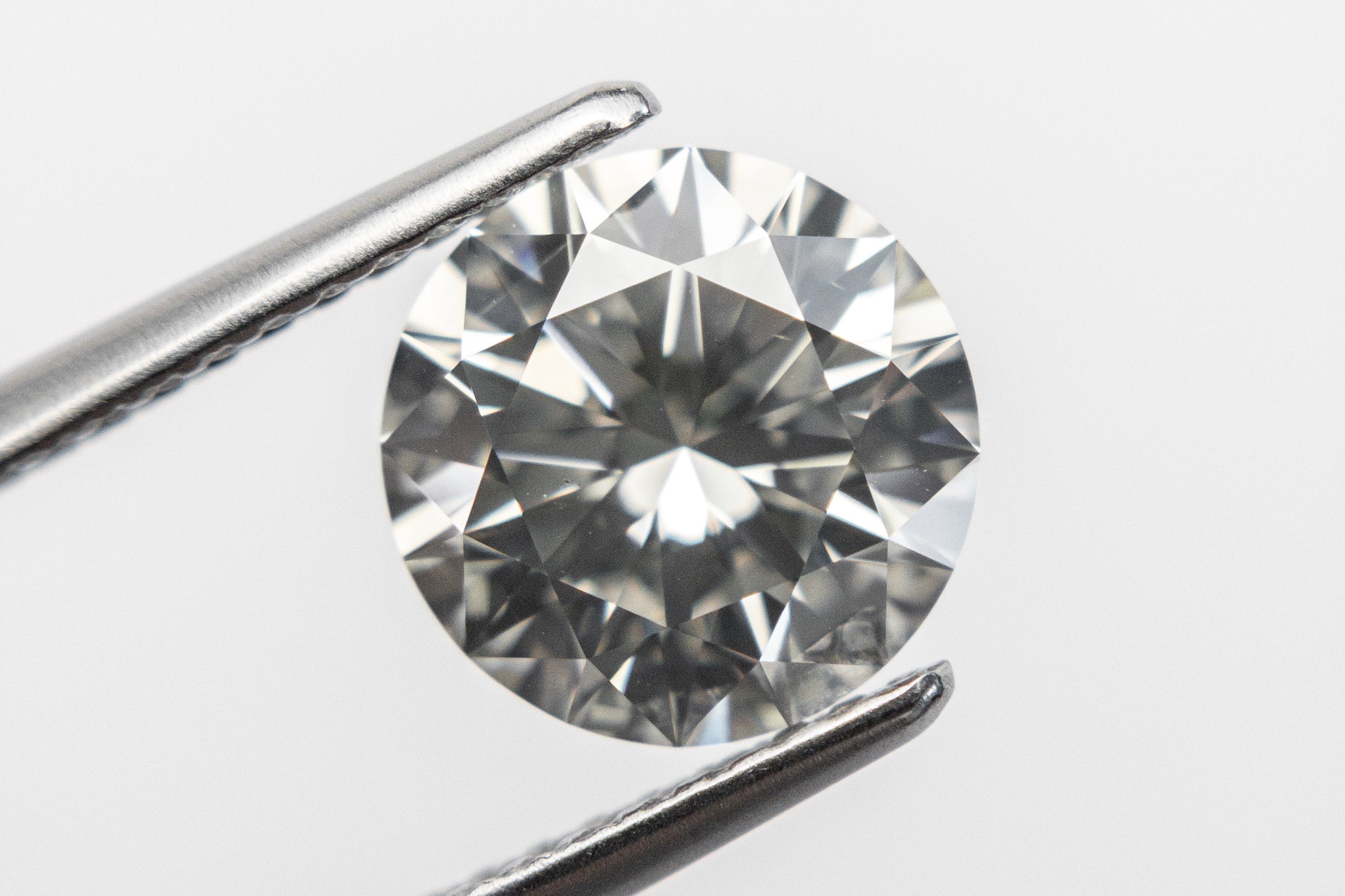 2.01ct 8.07x8.01x5.03mm GIA SI1 Fancy Grey Round Brilliant 18868-01 - Misfit Diamonds