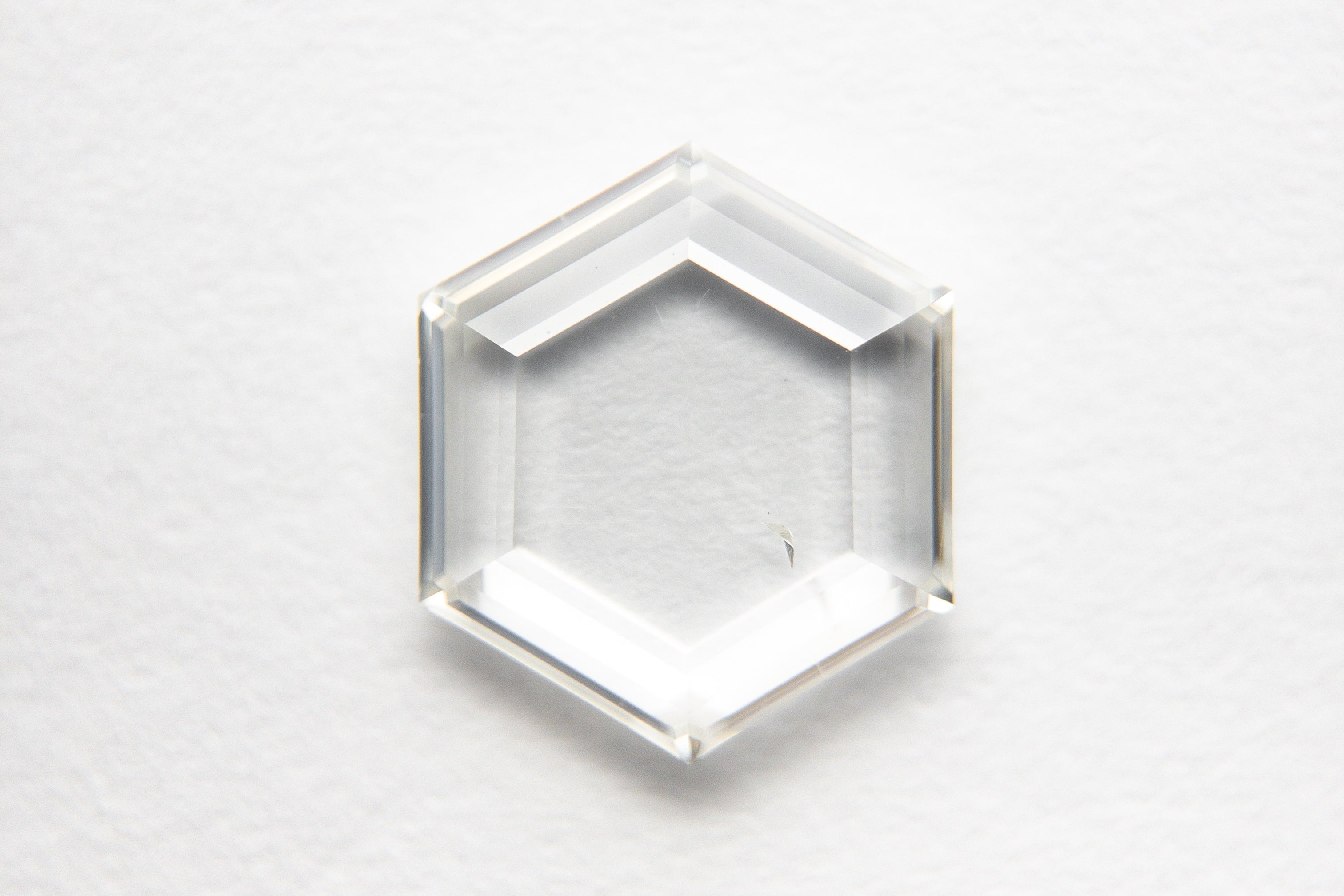1.03ct 8.01x7.00x1.78mm SI1 J-K Hexagon Portrait Cut 18878-04 - Misfit Diamonds
