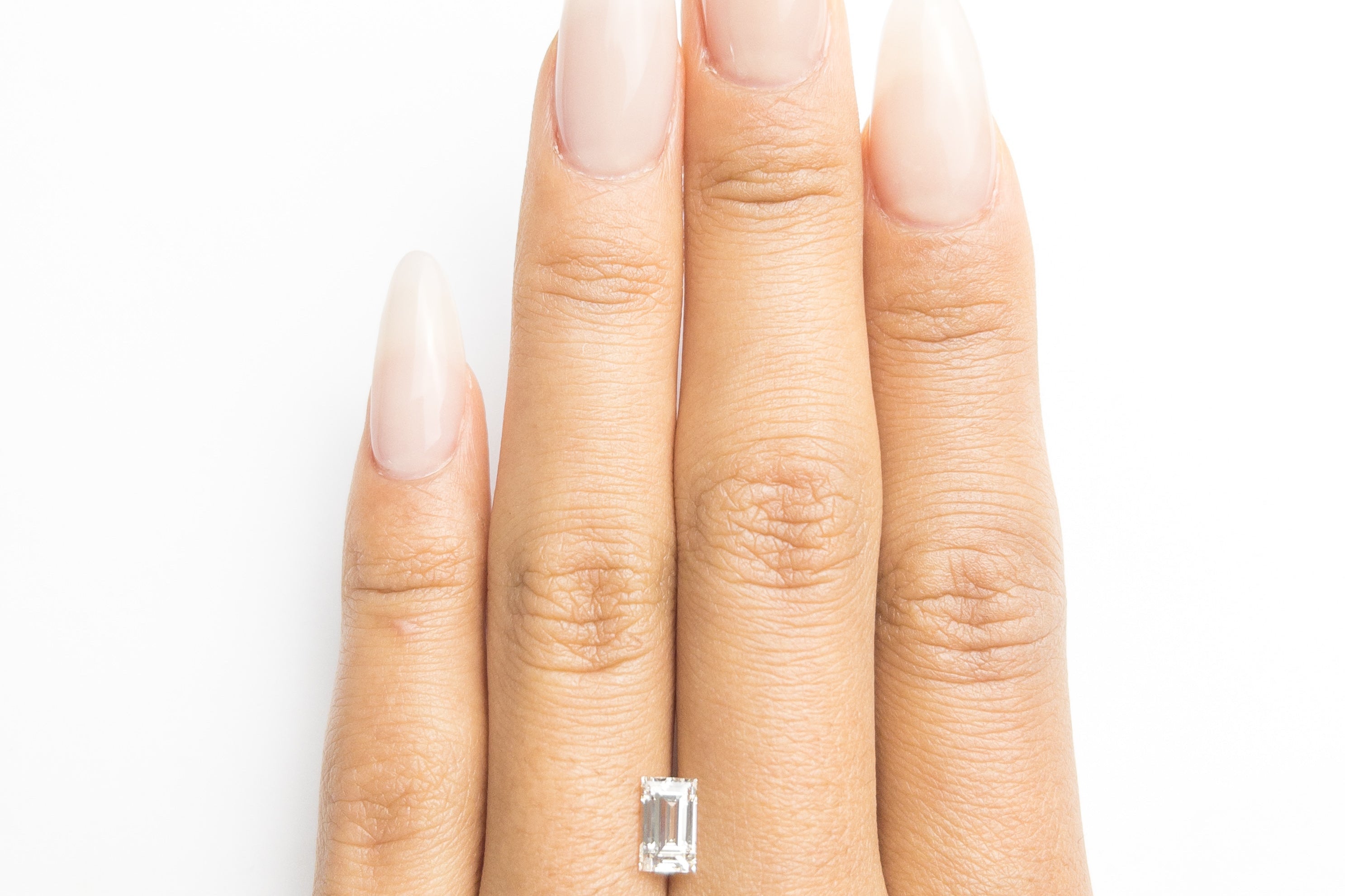 1.01ct 6.98x4.31x3.41mm VS1 I Baguette Step Cut 19136-04 - Misfit Diamonds