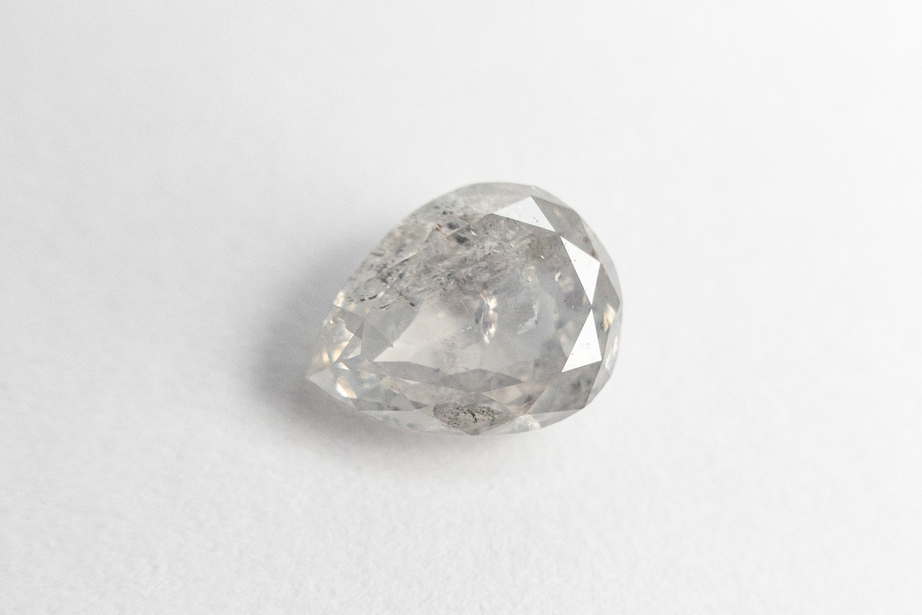 0.83ct 6.64x5.12x2.89mm Pear Double Cut 19143-11 - Misfit Diamonds