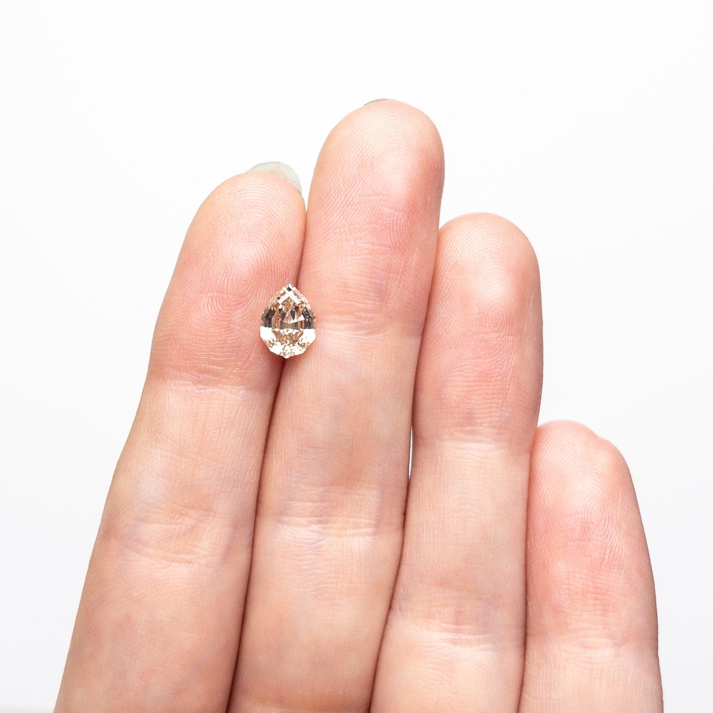1.22ct 7.86x5.69x3.95mm VS2 C3 Geo Pear Step Cut π¨π¦ 26854-01