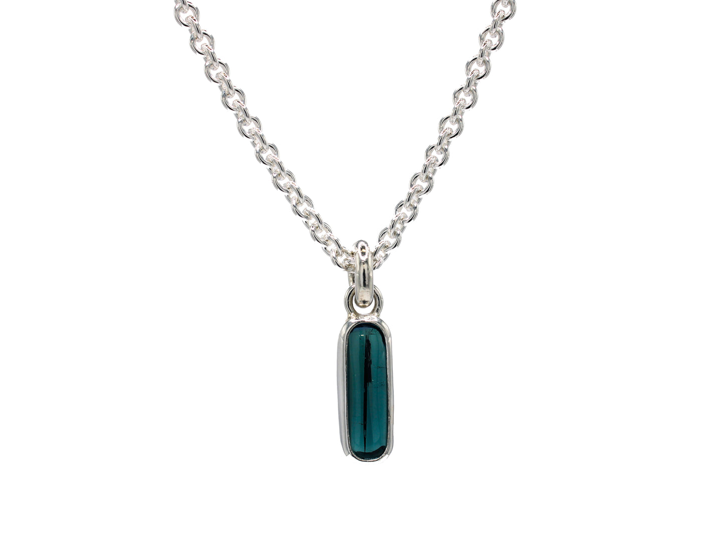 Tourmaline Lozenge Pendant #004