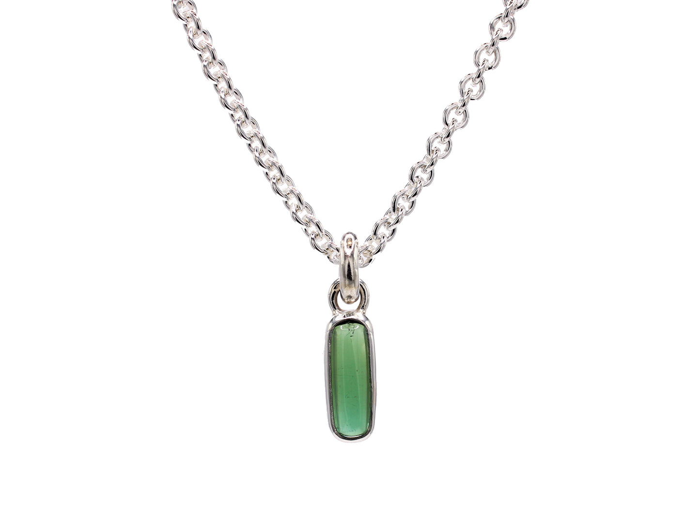 Tourmaline Lozenge Pendant #007