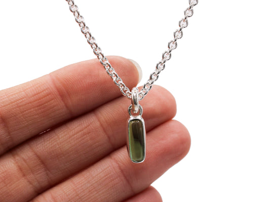 Tourmaline Lozenge Pendant #007