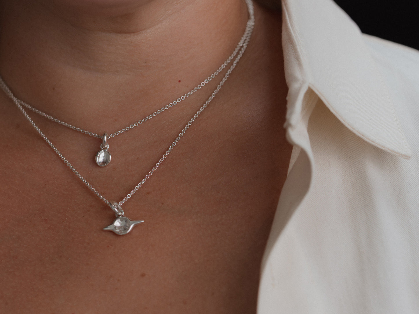 Whirl Charm Necklace