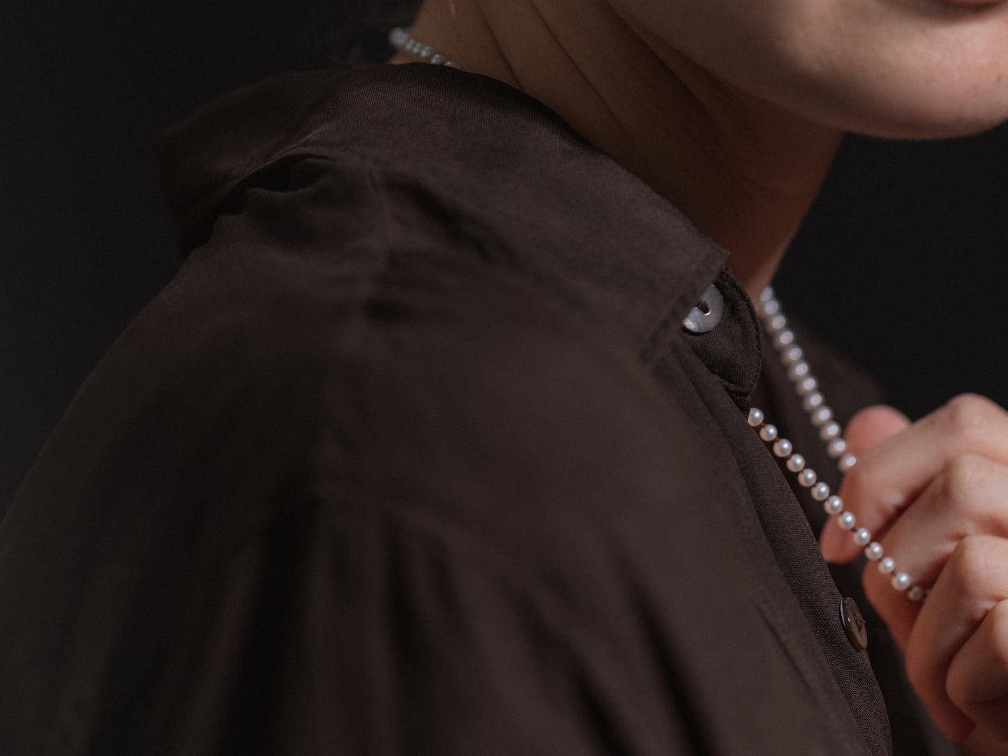 Hand Knotted Pearl Necklace