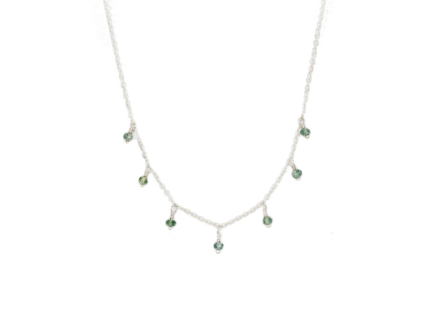 Sapphire Drop Necklace
