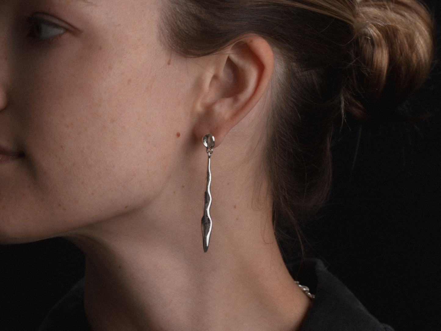 Stud Drop Earring