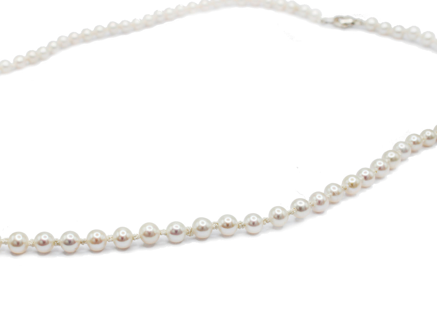 Hand Knotted Pearl Necklace