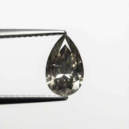 1.30ct 9.38x 5.69x3.70mm Fancy Grey Pear Brilliant 19913-11