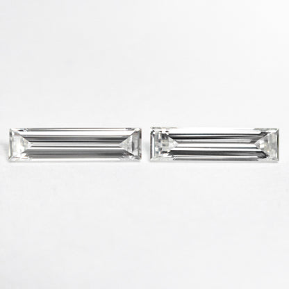 0.43cttw 2pc 8.07x1.98x1.22mm 8.07x2.05x1.29mm Baguette Step Cut Matching Pair 24701-01