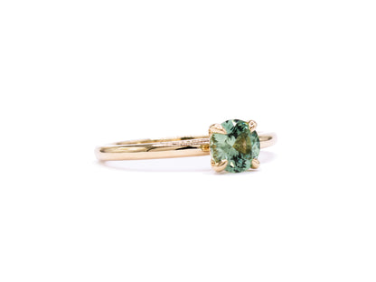 0.7ct Green Montana Sapphire Courtney Ring