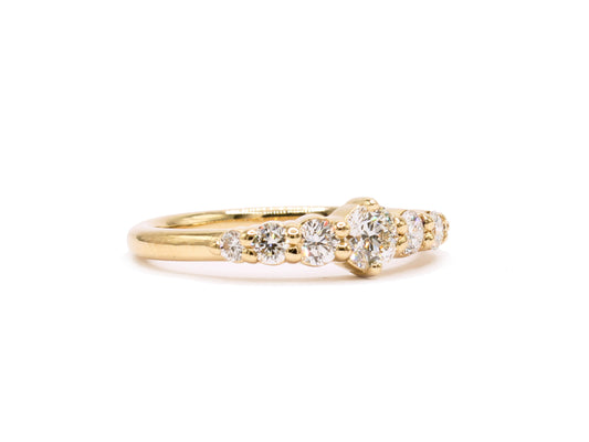 Earth Mined Diamond Steady Band
