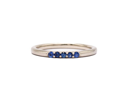 Blue Sapphire Spring Band