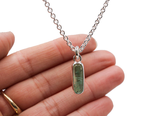 Tourmaline Lozenge Pendant #002