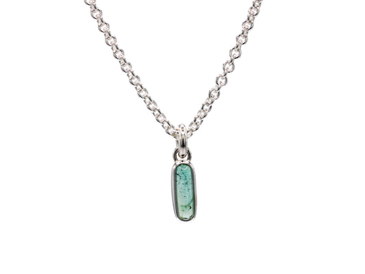 Tourmaline Lozenge Pendant #005