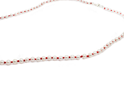 Hand Knotted Pearl Necklace