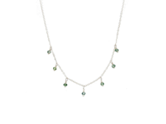 Sapphire Drop Necklace